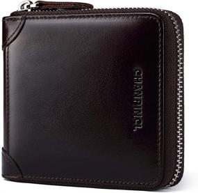 img 4 attached to Genuine Leather Capacity Multi Card Wallets Men's Accessories and Wallets, Card Cases & Money Organizers