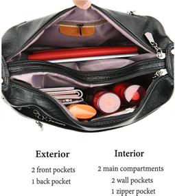 img 2 attached to Aonet Capacity Shoulder Bag Crossbody