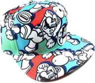 🧢 nintendo super mario bros. all over sublimated print snapback cap logo