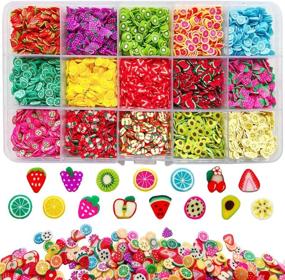 img 4 attached to 9000Pcs Colorful Supplies Cellphone Decoration