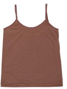 img 4 attached to Delicate Seams Training Camisole Lightweight Girls' Clothing