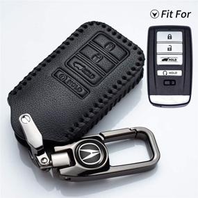 img 1 attached to Car Key Case Protector Keychain