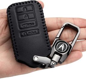 img 4 attached to Car Key Case Protector Keychain