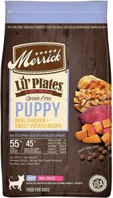 img 4 attached to 🐶 Merrick Lil Plates Grain Free Small Breed Puppy and Senior Dry Dog Food: Real Meat for Optimal Health