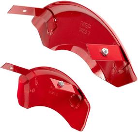 img 3 attached to 🔴 Крышки суппортов с гравировкой Chevy Bowtie MGP Caliper Covers 14005SBOWRD, с красным порошковым покрытием и серебряными надписями (4 штуки).