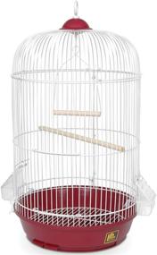 img 1 attached to 🐦 Red Prevue Hendryx Classic Round Bird Cage - SP31999R, 1/2 Inches