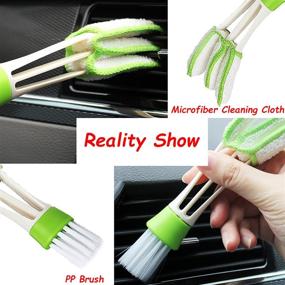 img 1 attached to ANBOO 17 Pcs Car Detailing Kit Detailing Brush Set Drill Brush Set Car Detailing For Cleaning Wheels