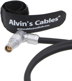 img 2 attached to 💡 Alvin’s Cables Power Cable for RED Komodo Camera: Rotatable Right Angle + D-Tap L Type Cord