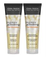 🌟 john frieda sheer blonde highlight activating enhancing duo set: shampoo + conditioner for lighter blondes (8.45 oz), 1 each - ultimate hair care logo