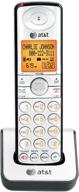 📞 at&amp;t cl80109 cordless handset accessory - white/black, requires at&amp;t cl8xxx9 expandable phone system logo