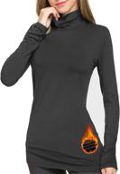 vonfort womens turtleneck lightweight thermal women's clothing in lingerie, sleep & lounge logo