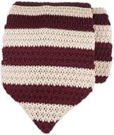 knitting border patterned business necktie логотип