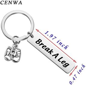 img 3 attached to CENWA Theatre Jewelry Keychain Bracelet Girls' Jewelry