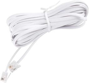 img 4 attached to Telephone Cords For Landline Phones - Phone Cords For Landline Phones To Wall Jack - Superb Sound Quality