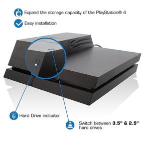 img 2 attached to 💾 Enhance Your PlayStation 4 Storage with Nyko Data Bank Plus Hard Drive Enclosure
