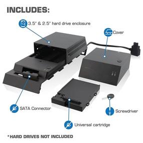 img 3 attached to 💾 Enhance Your PlayStation 4 Storage with Nyko Data Bank Plus Hard Drive Enclosure