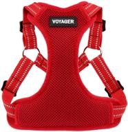 🐾 voyager - adjustable step-in mesh harness with reflective 3m piping by best pet supplies logo