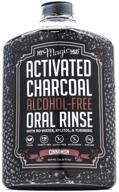 🍃 activated charcoal oral rinse by my magic mud, 420 ml - fresh breath & mouth soothing, cinnamon flavor logo
