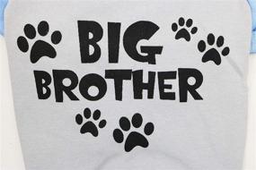 img 1 attached to 🐶 DroolingDog Big Brother Dog T-Shirts for Small Breeds