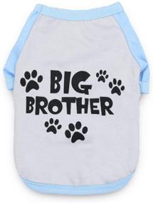 img 4 attached to 🐶 DroolingDog Big Brother Dog T-Shirts for Small Breeds