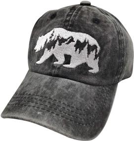 img 4 attached to 🧢 Stylish Embroidered Skeleton Dinosaur Hats & Caps for Boys by Waldeal: Adjustable and Trendy Accessories