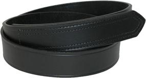 img 4 attached to 🔗 Premium Black Leather Fasteners by Boston - Essential Scratch-Resistant Men's Belt Accessories