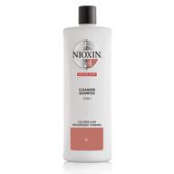 💆 nioxin system 4 cleanser shampoo for color treated hair with advanced thinning, 33.8 oz логотип