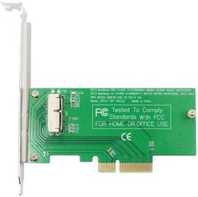 img 4 attached to Карта адаптера GODSHARK PCIe SSD для MacBook Air/Pro Retina 2013-2017, конвертер PCI Express X4 для настольного компьютера, поддерживает A1465 A1466 A1398 A1502.