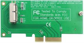 img 1 attached to GODSHARK PCIe SSD Adapter Card for MacBook Air/Pro Retina 2013-2017, Desktop PCI Express X4 Converter, Supports A1465 A1466 A1398 A1502