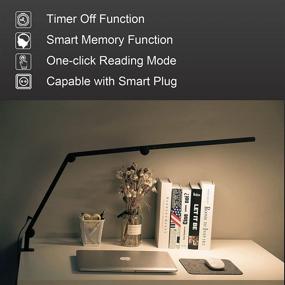 img 3 attached to 💡 Enhance Work Efficiency with EYOCEAN LED Desk Lamp: Stepless Dimming, Adjustable Color Temperature, Memory & Timing Function