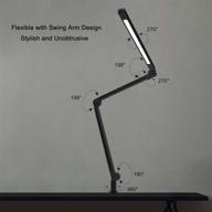 💡 enhance work efficiency with eyocean led desk lamp: stepless dimming, adjustable color temperature, memory & timing function logo
