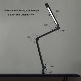 img 4 attached to 💡 Enhance Work Efficiency with EYOCEAN LED Desk Lamp: Stepless Dimming, Adjustable Color Temperature, Memory & Timing Function