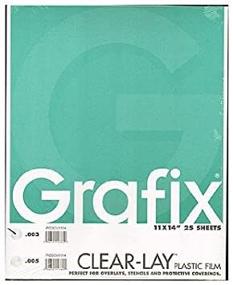 img 1 attached to Grafix Clear Lay Acetate Alternative 0 003