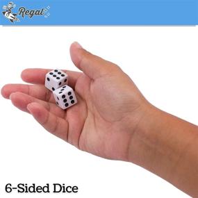 img 2 attached to 🎲 Standard 50 Count Opaque Regal Six-Sided Dice