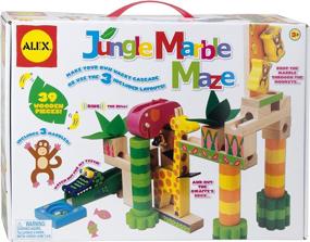 img 2 attached to 🌴 Unlock Adventure with ALEX Toys Jungle Marble Maze