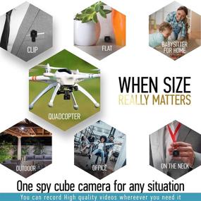 img 2 attached to Пуля, Ultimate Mini Spy Camera 1080P: Маленькая HD Няня камера с ночным видением, обнаружение движения 📷 и сокрытая безопасность - отлично подходит для домашнего и офисного наблюдения - Портативная скрытая шпионская камера