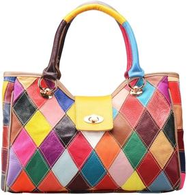 img 3 attached to 👜 Stylish Women's Multi-Color Shoulder Handbag on Clearance - 2B4008 Shoulder Bags Collection