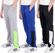 🏀 real essentials pack sweatpants: лучший выбор для активной одежды для мальчиков по баскетболу логотип