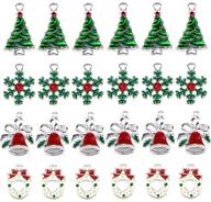 christmas assorted snowflake accessories decorations logo