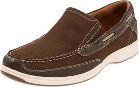 img 4 attached to Florsheim Lakeside Slip Brown Men's Shoes: Stylish Loafers & Slip-Ons for Men