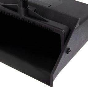 img 4 attached to 🧹 Efficient Cleaning Tool: Carlisle 36141003-1 Pivoting Upright Lobby Dustpan with Metal Handle, 30" Length, Black