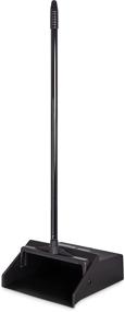 img 2 attached to 🧹 Efficient Cleaning Tool: Carlisle 36141003-1 Pivoting Upright Lobby Dustpan with Metal Handle, 30" Length, Black