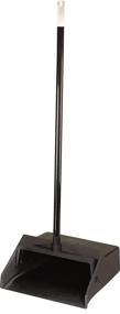 img 1 attached to 🧹 Efficient Cleaning Tool: Carlisle 36141003-1 Pivoting Upright Lobby Dustpan with Metal Handle, 30" Length, Black