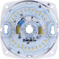 🔲 silverlite 4" pcb size, 5.39" overall size led light engine: 17w, 3000k, 1200lm, dimmable - perfect for ceiling flush light, ceiling fan, pendant, lantern, garden! ul/es/ja8 certified логотип