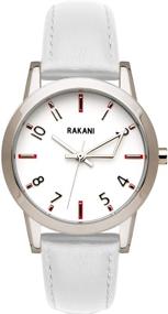 img 2 attached to Rakani 32Mm White Watch Leather Women's Watches