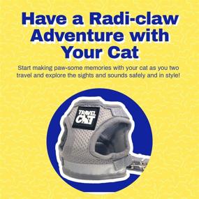 img 3 attached to Travel Cat: Unleash Your Feline Wanderlust with the Reflective Harness and Leash Set!