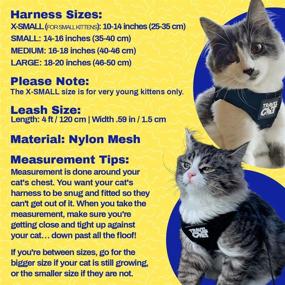 img 1 attached to Travel Cat: Unleash Your Feline Wanderlust with the Reflective Harness and Leash Set!