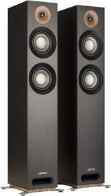 img 4 attached to Jamo Studio Series S 807 Floorstanding Speakers - Pair (Black)