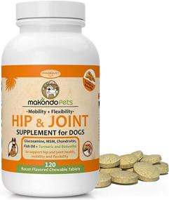 img 4 attached to Premium Hip and Joint Supplement for Dogs: Glucosamine, Turmeric, Chondroitin, MSM & Boswellia 🐶 - Enhancing Joint Health in Large and Small Dogs - Ideal Senior Dog Health Supplies