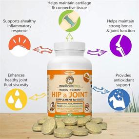 img 3 attached to Premium Hip and Joint Supplement for Dogs: Glucosamine, Turmeric, Chondroitin, MSM & Boswellia 🐶 - Enhancing Joint Health in Large and Small Dogs - Ideal Senior Dog Health Supplies